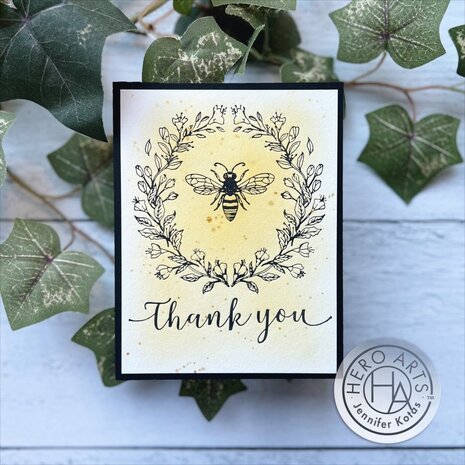 Hero Arts Antique Bee BetterPress + Foil Plate (HP103)