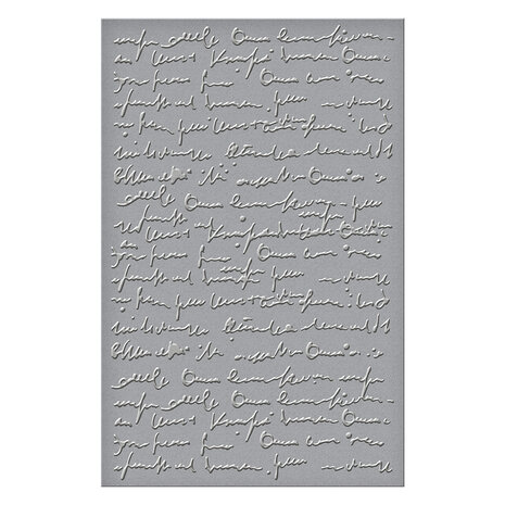 Spellbinders Scribbled Letter Embossing Folder (SES-065) Spellbinders Scribbled Letter Embossing Folder (SES-065)