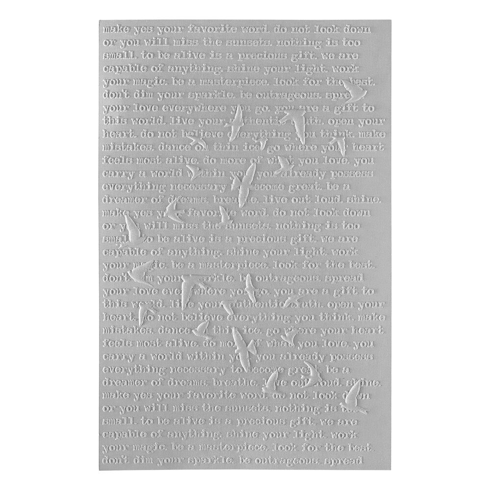 Spellbinders Soaring 3D Embossing Folder Embossing Folder (E3D-123)