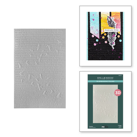 Spellbinders Soaring 3D Embossing Folder Embossing Folder (E3D-123)