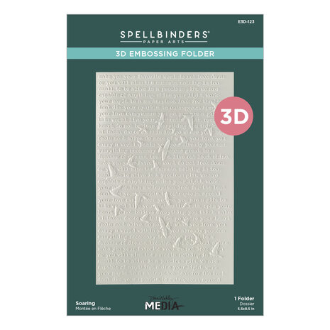 Spellbinders Soaring 3D Embossing Folder Embossing Folder (E3D-123)