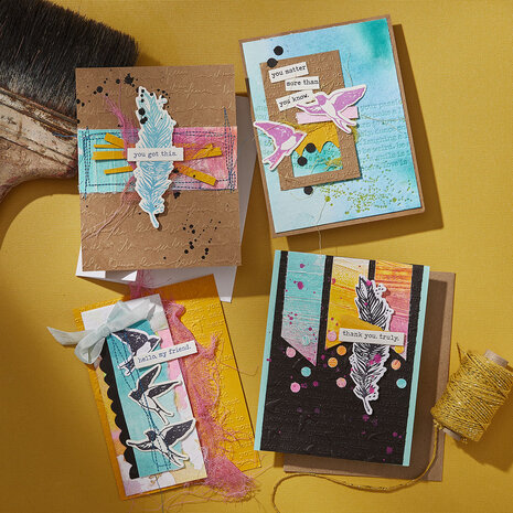 Spellbinders Soaring 3D Embossing Folder Embossing Folder (E3D-123)