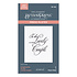 Copperplate To the Lovely Couple BetterPress Plate (BP-282) (DISCONTINUED)