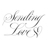 Spellbinders Copperplate Sending Love BetterPress Plate (BP-280) Spellbinders Copperplate Sending Love BetterPress Plate (BP-280)