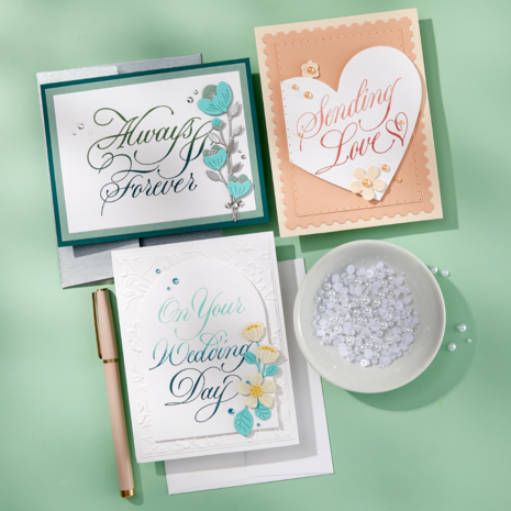 Spellbinders Copperplate On Your Wedding Day Sentiments BetterPress Bundle (BD-0935) Spellbinders Copperplate On Your Wedding Day Sentiments BetterPress Bundle (BD-0935)
