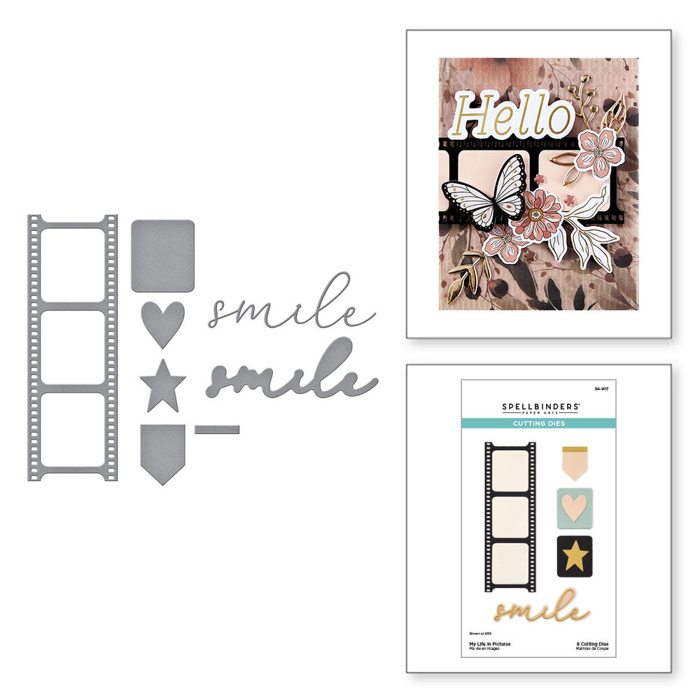 Spellbinders My Life In Pictures Etched Dies (S4-1417) Spellbinders My Life In Pictures Etched Dies (S4-1417)