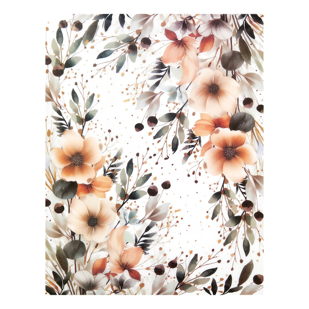 Spellbinders Rosie's Studio Golden Afternoon Printed Vellum & Foiled Acetate (SCSP-014) Spellbinders Rosie's Studio Golden Afternoon Printed Vellum & Foiled Acetate (SCSP-014)