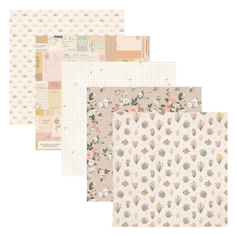Spellbinders Rosie's Studio Golden Afternoon 12x12 Inch Designer Paper Pack (168538) Spellbinders Rosie's Studio Golden Afternoon 12x12 Inch Designer Paper Pack (168538)