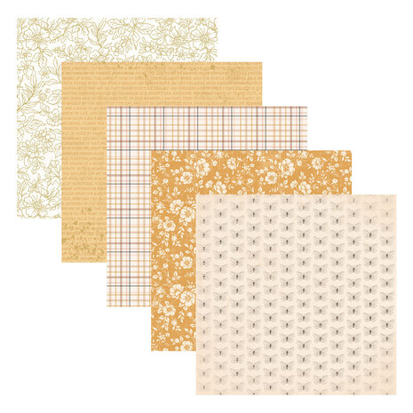 Spellbinders Rosie's Studio Golden Afternoon 6x6 Inch Designer Paper Pad (168537) Spellbinders Rosie's Studio Golden Afternoon 6x6 Inch Designer Paper Pad (168537)