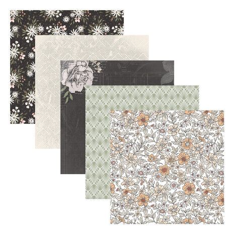 Spellbinders Rosie's Studio Golden Afternoon 6x6 Inch Designer Paper Pad (168537) Spellbinders Rosie's Studio Golden Afternoon 6x6 Inch Designer Paper Pad (168537)