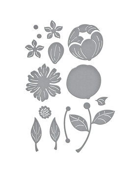 Spellbinders Gorgeous You Florals Etched Dies (S3-517)