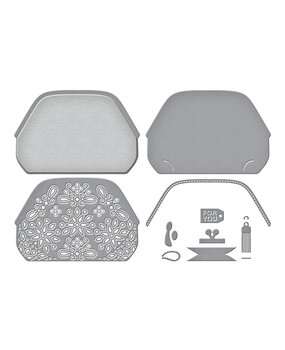 Spellbinders Gorgeous You Makeup Bag Etched Dies (S5-658)