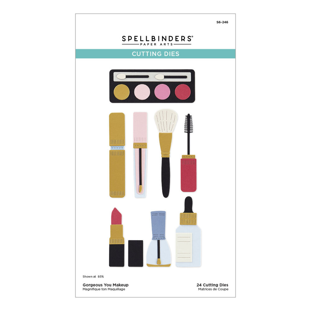 Spellbinders Gorgeous You Makeup Etched Dies (S6-246) Spellbinders Gorgeous You Makeup Etched Dies (S6-246)