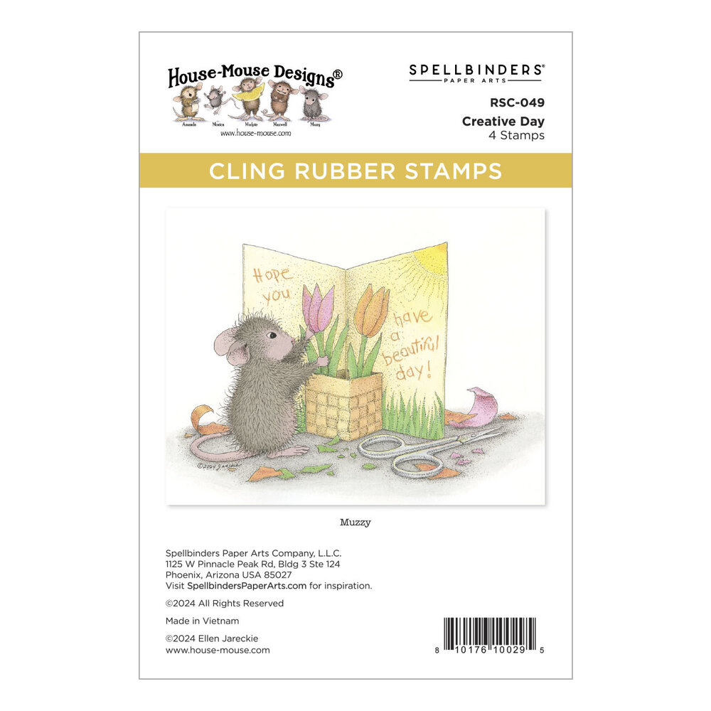 Spellbinders Creative Day Cling Rubber Stamp Set (RSC-049) Spellbinders Creative Day Cling Rubber Stamp Set (RSC-049)