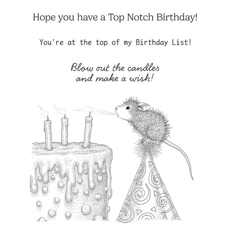 Spellbinders Top Notch Birthday Cling Rubber Stamp Set (RSC-050) Spellbinders Top Notch Birthday Cling Rubber Stamp Set (RSC-050)