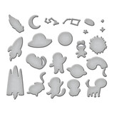 Spellbinders Space Friends Etched Dies (S7-271)