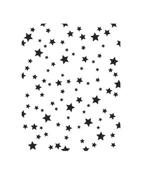 Spellbinders Falling Stars BetterPress Plate (BP-262) Spellbinders Falling Stars BetterPress Plate (BP-262)