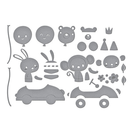 Spellbinders Go Kart Go Etched Dies (S4-1400) Spellbinders Go Kart Go Etched Dies (S4-1400)