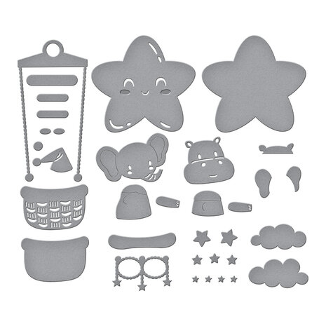 Spellbinders Swinging Among the Stars Etched Dies (S5-669) Spellbinders Swinging Among the Stars Etched Dies (S5-669)