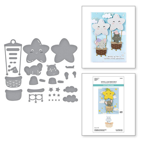 Spellbinders Swinging Among the Stars Etched Dies (S5-669) Spellbinders Swinging Among the Stars Etched Dies (S5-669)