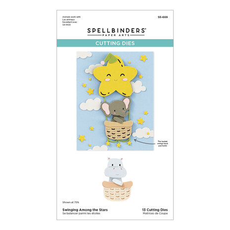 Spellbinders Swinging Among the Stars Etched Dies (S5-669) Spellbinders Swinging Among the Stars Etched Dies (S5-669)