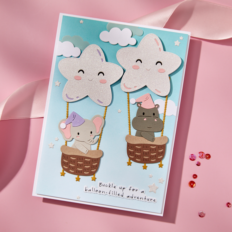 Spellbinders Swinging Among the Stars Etched Dies (S5-669) Spellbinders Swinging Among the Stars Etched Dies (S5-669)