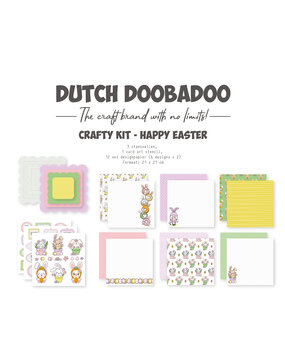 Dutch Doobadoo Happy Easter Crafty Kit Happy Easter (473.005.076)