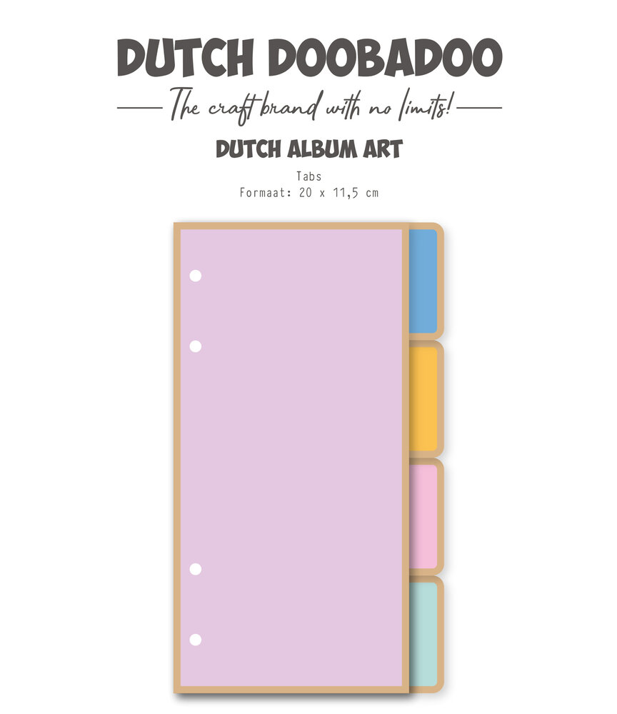Dutch Doobadoo Happy Easter Album Art Tabs (5pcs) (470.784.370) (OUTLET)