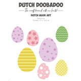 Dutch Doobadoo Happy Easter Mask Art A5 Easter Eggs (470.784.369)