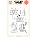 Carta Bella Beach Town Designer Stamps Build Your Beach Front (CBBT427044)