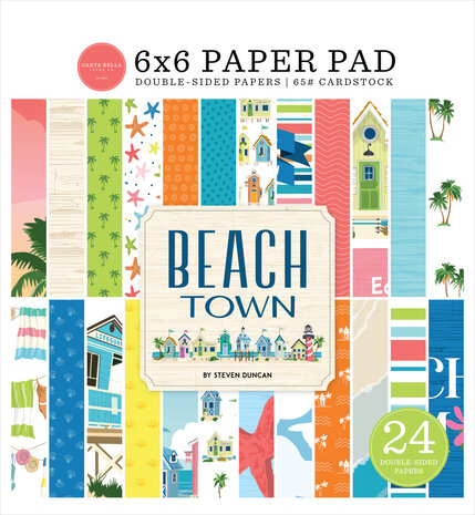 Carta Bella Beach Town 6x6 Inch Paper Pad (CBBT427023)