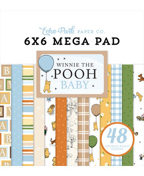 Echo Park Winnie The Pooh Baby 6x6 Inch Cardmakers Mega Pad (WPB442031)