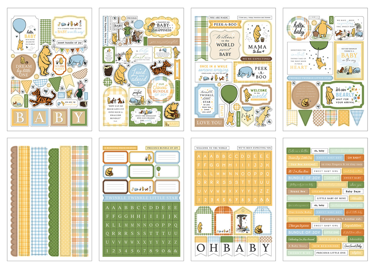 Echo Park Winnie The Pooh Baby Sticker Book (WPB442029)