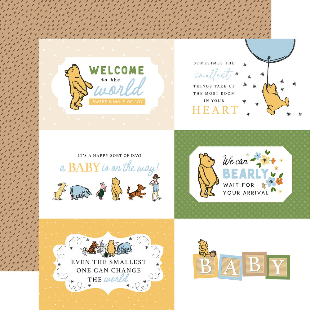 Echo Park Winnie The Pooh Baby 12x12 Inch Collection Kit (WPB442016) Echo Park Winnie The Pooh Baby 12x12 Inch Collection Kit (WPB442016)