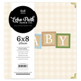 Echo Park Winnie The Pooh Baby 6x8 Inch Album Baby Blocks Yellow (WPB442070)