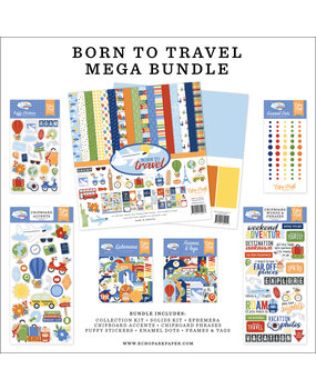 Echo Park Born To Travel Mega Bundle (BTT425050) Echo Park Born To Travel Mega Bundle (BTT425050)