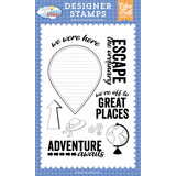 Echo Park Born To Travel Designer Stamps Journaling Pin (BTT425044)