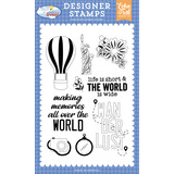 Echo Park Born To Travel Designer Stamps All Over The World (BTT425043)