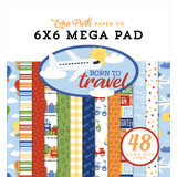 Echo Park Born To Travel 6x6 Inch Cardmakers Mega Pad (BTT425031)