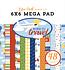 Born To Travel 6x6 Inch Cardmakers Mega Pad (BTT425031) Born To Travel 6x6 Inch Cardmakers Mega Pad (BTT425031)