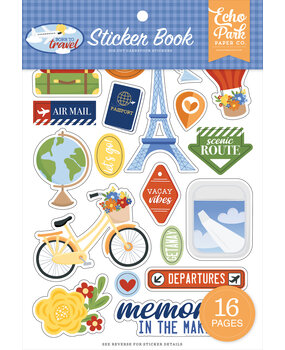 Echo Park Born To Travel Sticker Book (BTT425029) Echo Park Born To Travel Sticker Book (BTT425029)