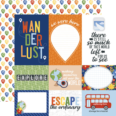 Echo Park Born To Travel 12x12 Inch Collection Kit (BTT425016)