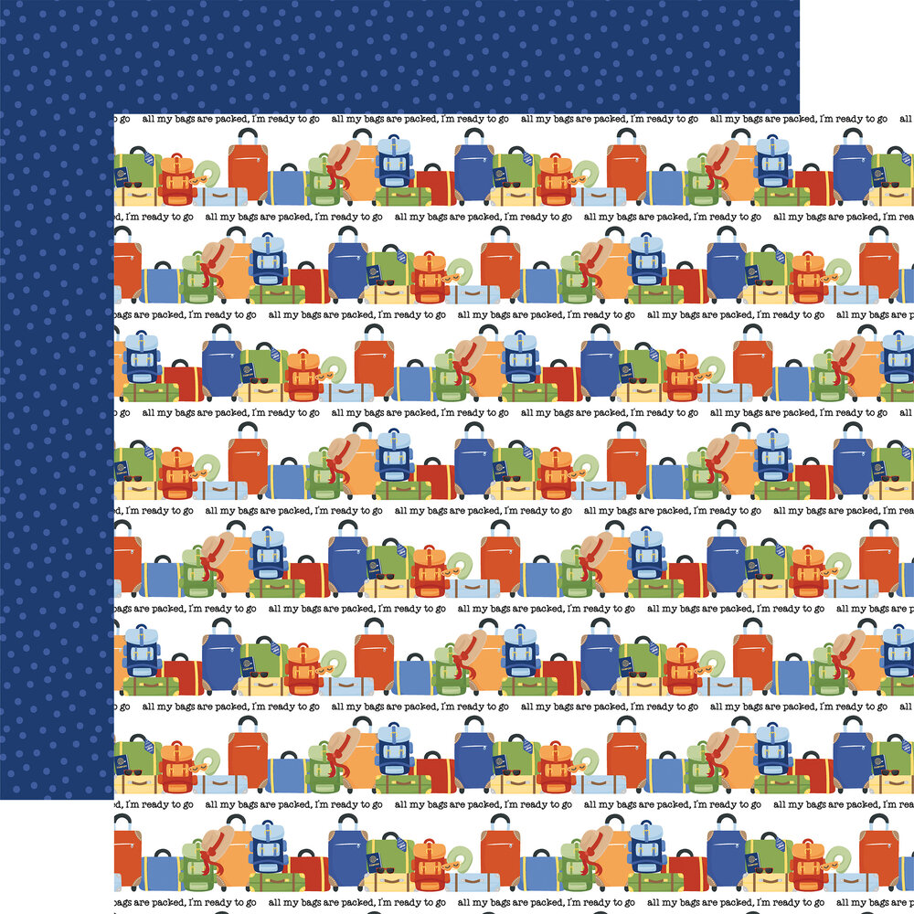 Echo Park Born To Travel 12x12 Inch Collection Kit (BTT425016)