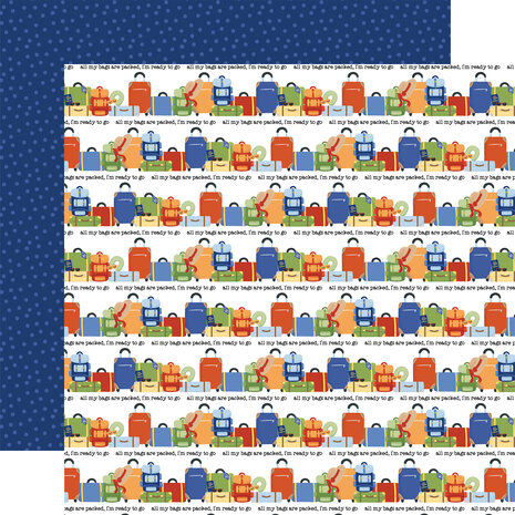 Echo Park Born To Travel 12x12 Inch Collection Kit (BTT425016)