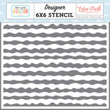 Echo Park Have A Great Summer Stencil Pool Waves (HAGS424034)
