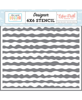Echo Park Have A Great Summer Stencil Pool Waves (HAGS424034)