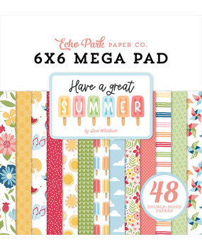 Echo Park Have A Great Summer 6x6 Inch Cardmakers Mega Pad (HAGS424031)