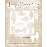 Tracy Evans Bulb Mix 4x4 Inch Snippet Stencil (SS022)