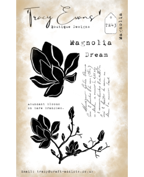 Tracy Evans Magnolia A6 Stamp (TE043)