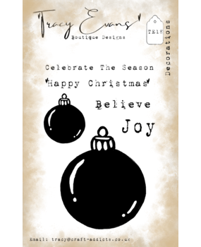 Tracy Evans Decorations A7 Stamp (TE018)